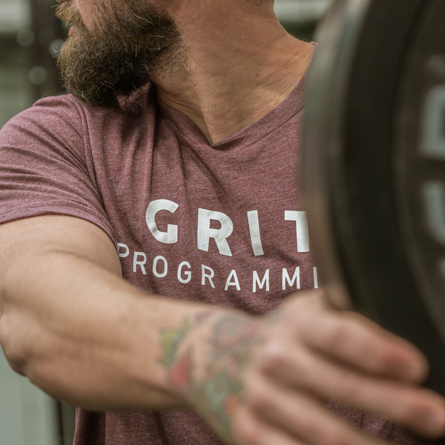 Camiseta GRIT Programming Training Granate