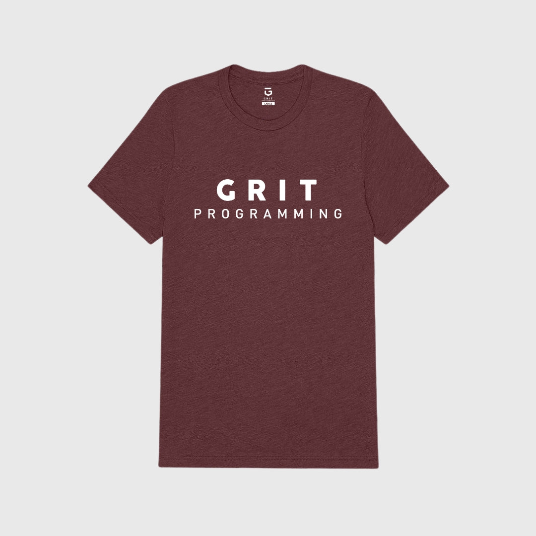 Camiseta GRIT Programming Training Granate