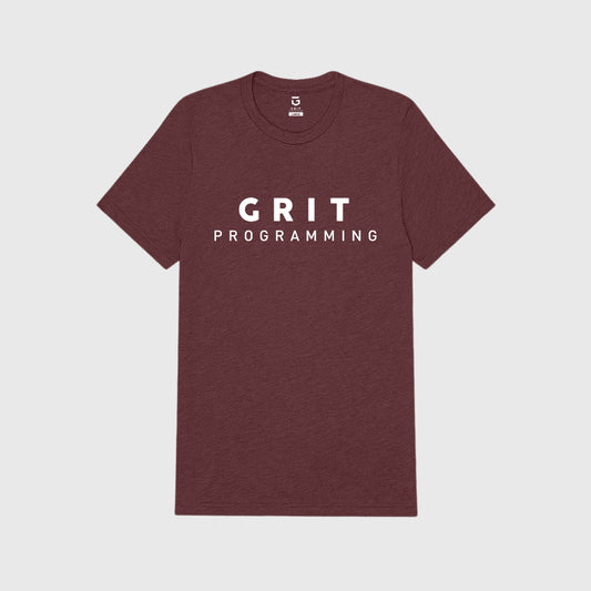 Camiseta GRIT Programming Training Granate