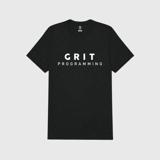 Camiseta GRIT Programming Training Negra