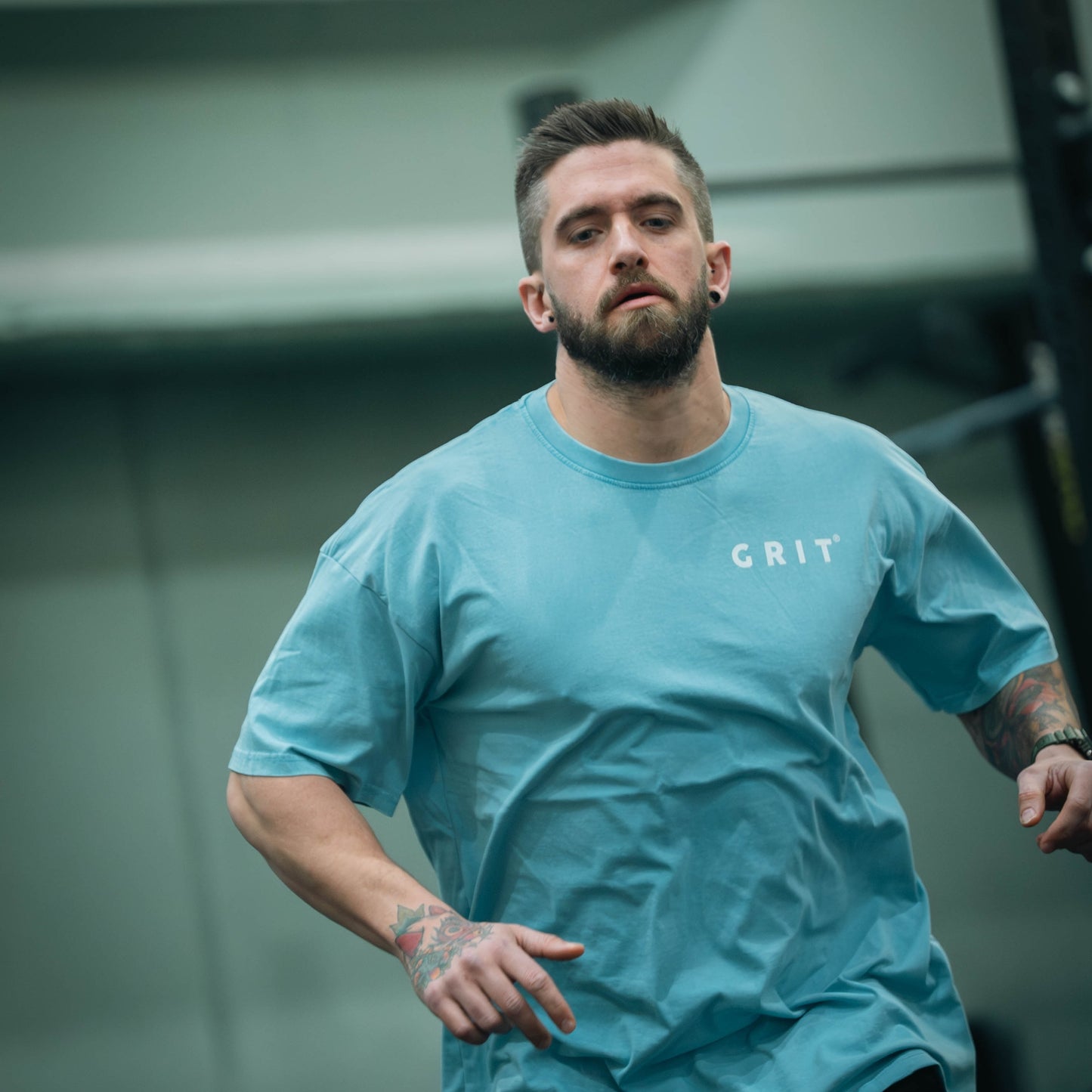Camiseta GRIT Passion And Perseverance Azul Cielo