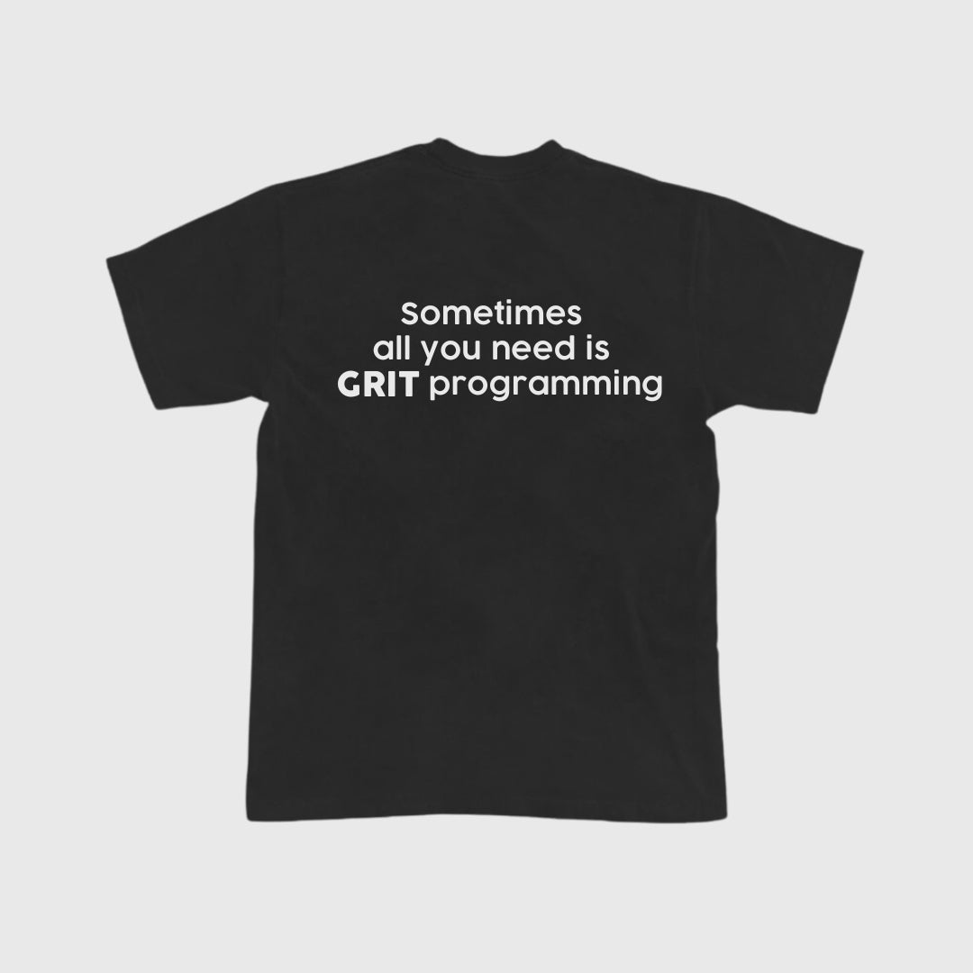 Camiseta Sometimes All You Need Is GRIT Programming