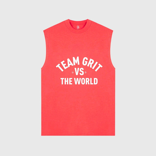 Camiseta Tank Team GRIT VS The World Roja