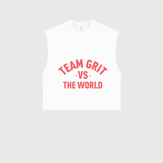 Tank Top Team GRIT VS The World Blanco