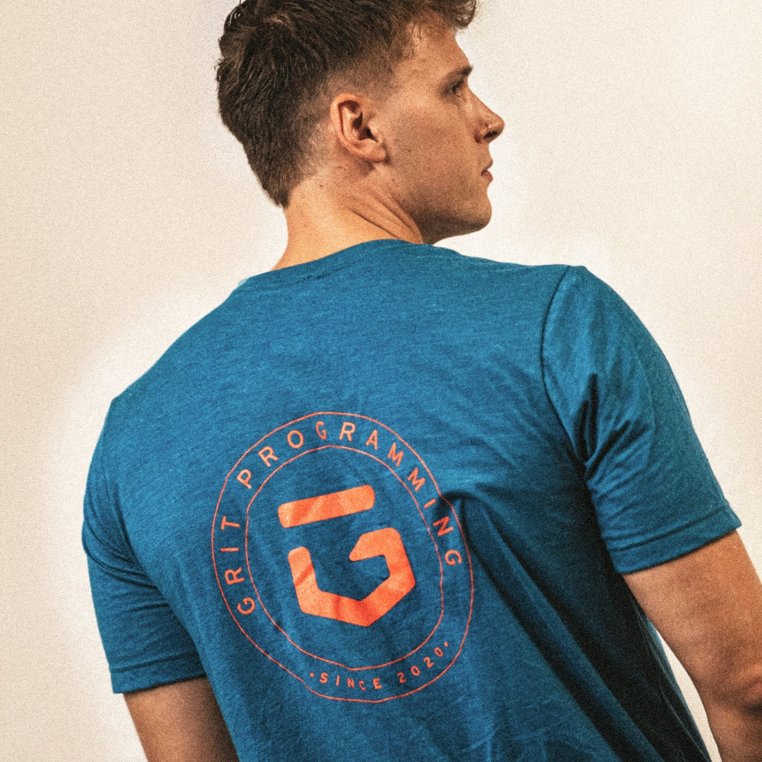 Camiseta GRIT Programming Training Steel Blue
