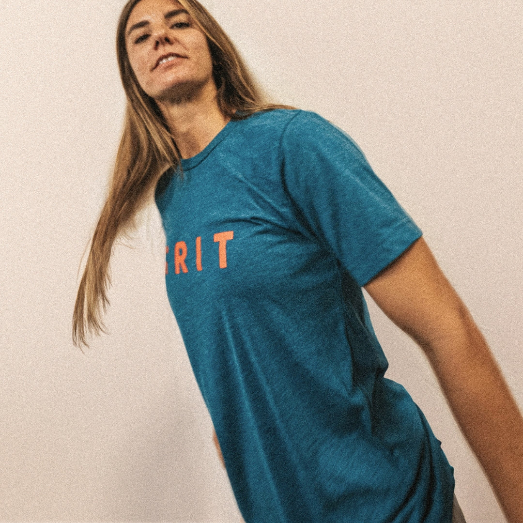 Camiseta GRIT Programming Training Steel Blue