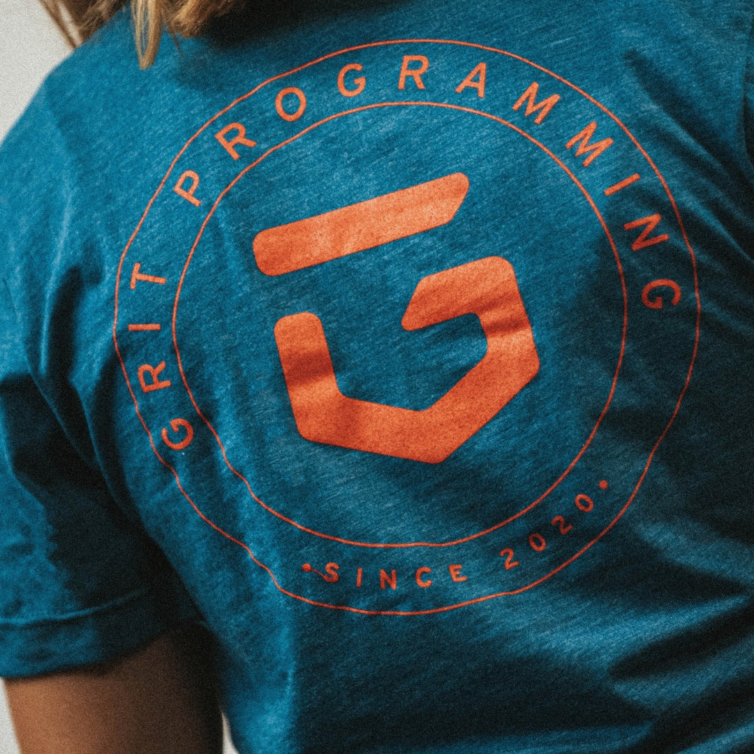 Camiseta GRIT Programming Training Steel Blue