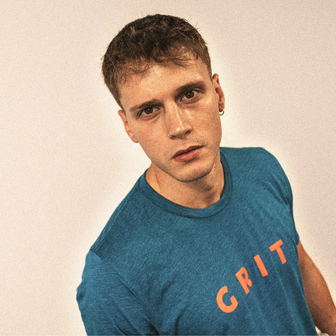 Camiseta GRIT Programming Training Steel Blue