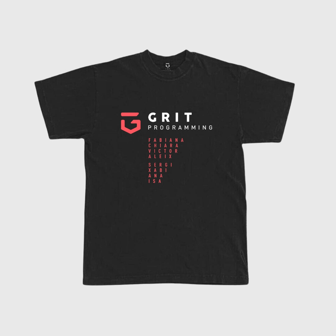 Camiseta GRIT CrossFit Semifinals Lyon 2024 Negra