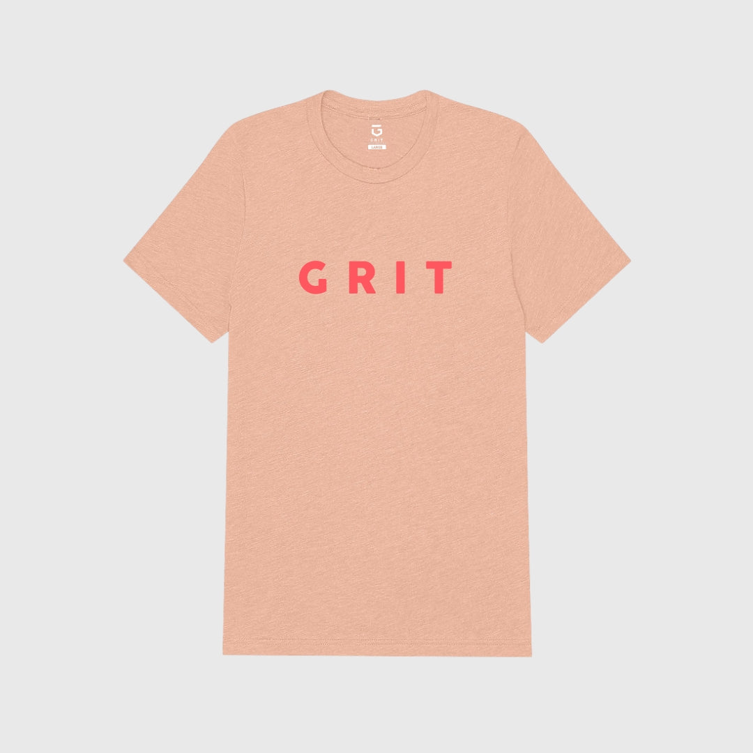 Camiseta GRIT Programming Training Peach