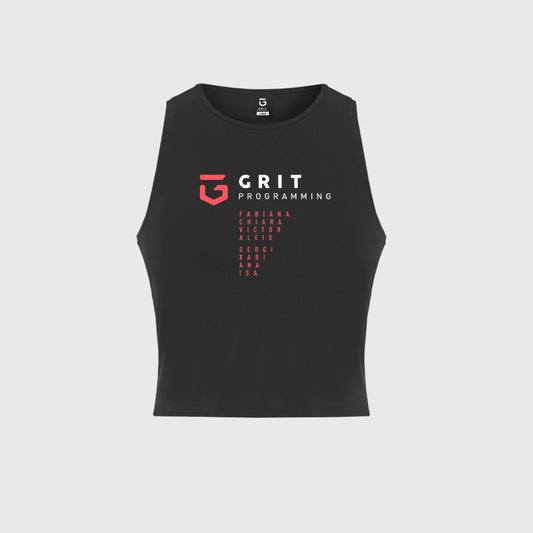 Tank Top GRIT CrossFit Semifinals Lyon 2024 Negro