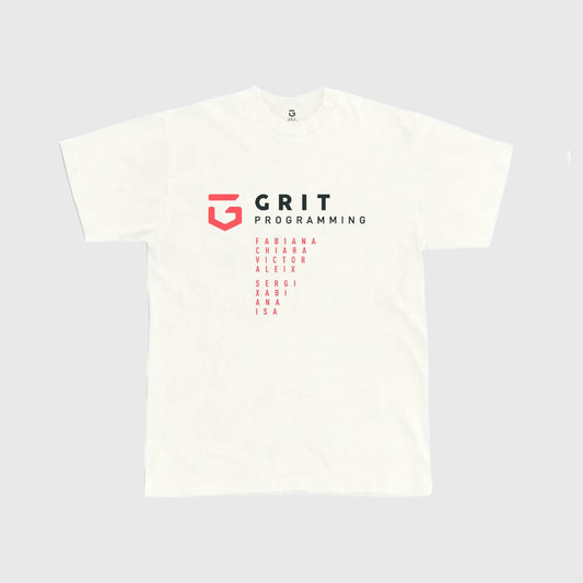 Camiseta GRIT CrossFit Semifinals Lyon 2024 Blanca