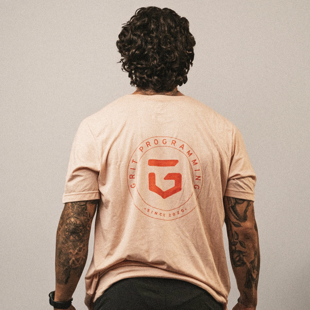 Camiseta GRIT Programming Training Peach