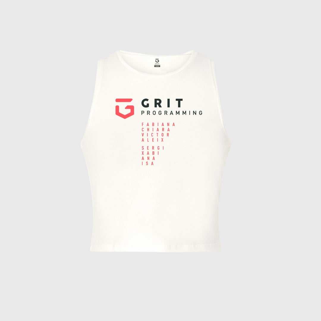 Tank Top GRIT CrossFit Semifinals Lyon 2024 Blanco