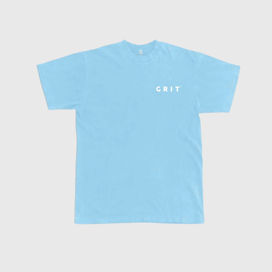 Camiseta GRIT Passion And Perseverance Azul Cielo