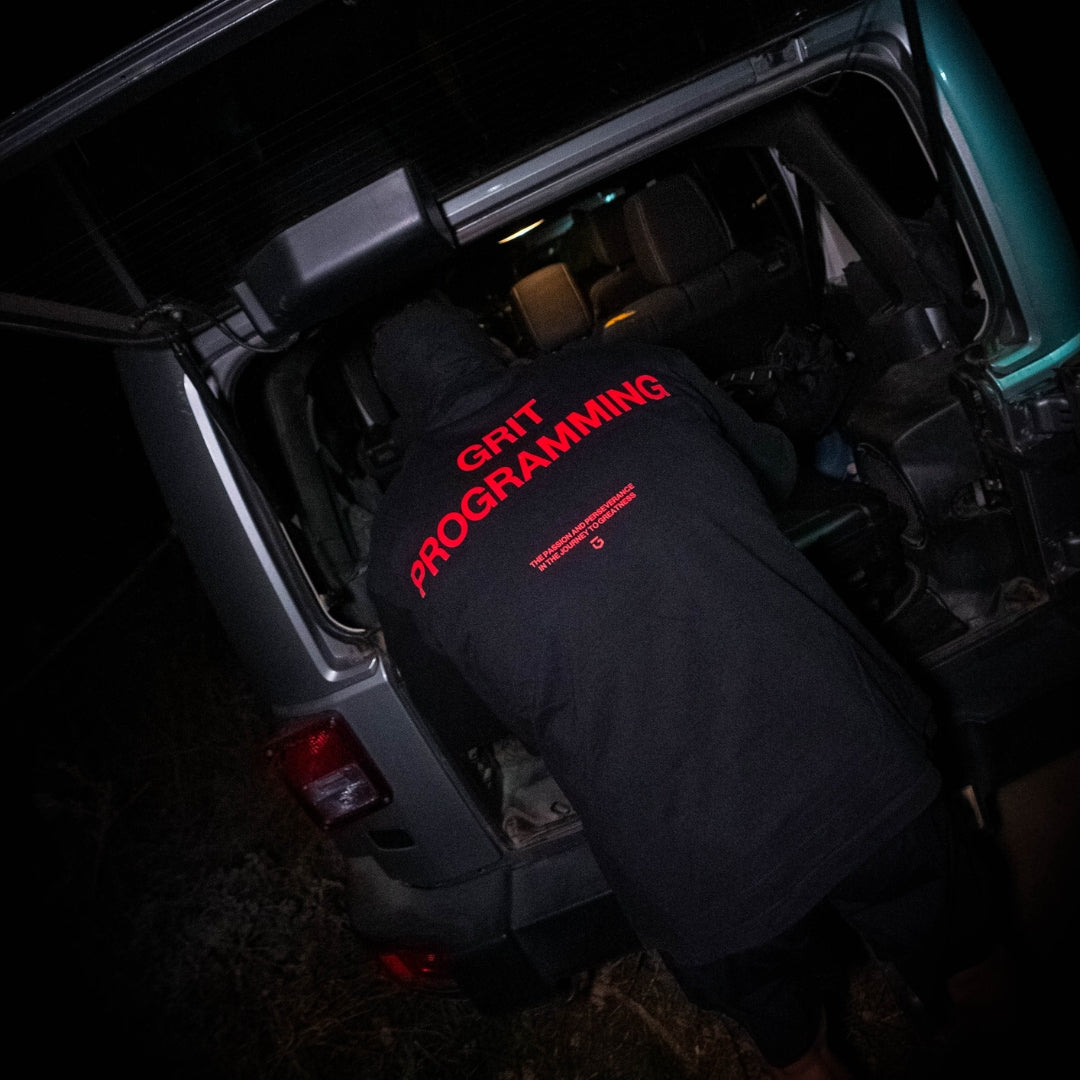 Camiseta GRIT Programming 2025 Negra Manga Larga