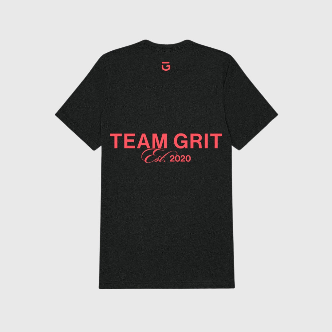 Camiseta Training Team GRIT Negra Rojo
