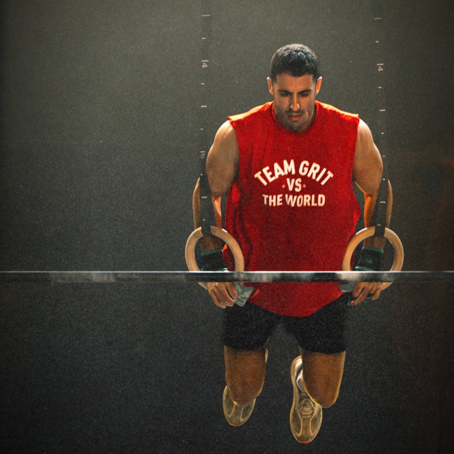 Camiseta Tank Team GRIT VS The World Roja